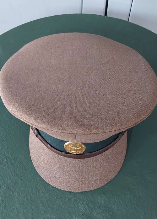 OLD SA Correctional Services Peak Cap -- with metal Cap badge / Gevangenis diens