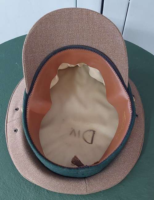 OLD SA Correctional Services Peak Cap -- with metal Cap badge / Gevangenis diens