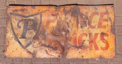 Rare Large Toasted PRINCE TRUCKS Porcelain Enamel Sign!!!