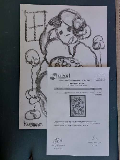 Frans Claerhout, signed and dated with COA Valued at R8000