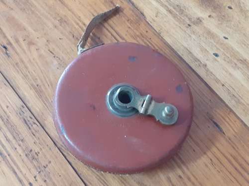 Antique John Rabone and Sons Tape Measure Leather Case