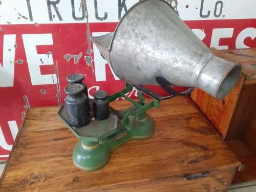 Vintage Carnegie and Layton Scale with weights