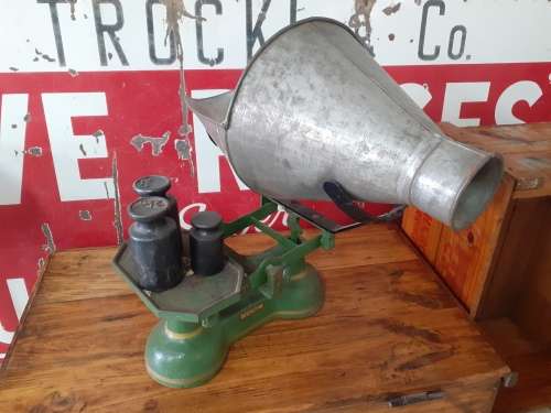 Vintage Carnegie and Layton Scale with weights
