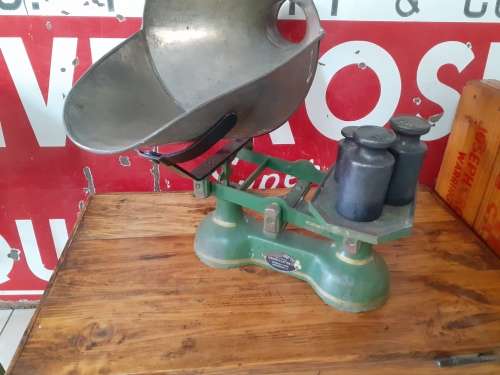 Vintage Carnegie and Layton Scale with weights