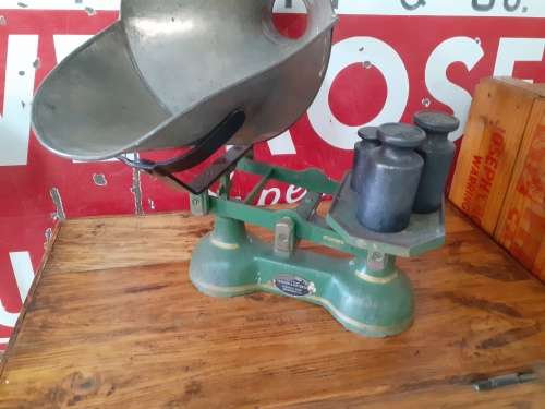 Vintage Carnegie and Layton Scale with weights