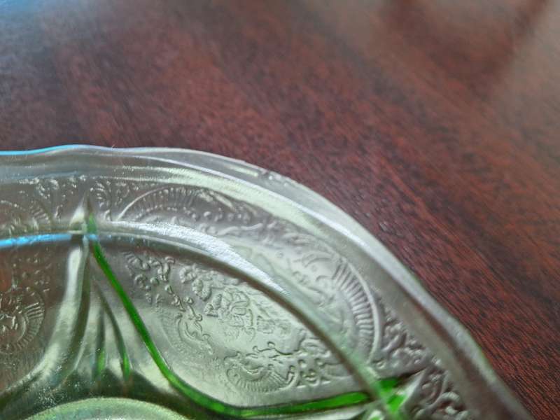 WOW!!! Set of 1930`s URANIUM Depression Glass  bowls!!!