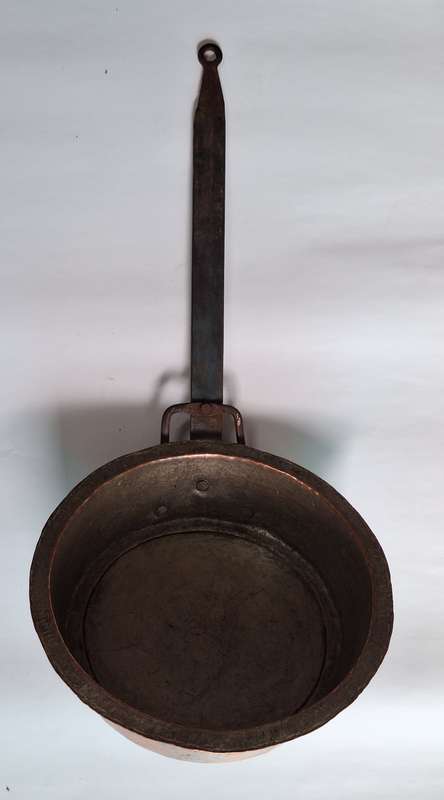Large Long Handled Africana Copper Pot