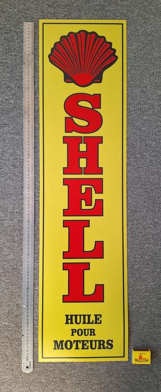 SHELL ABS sign.