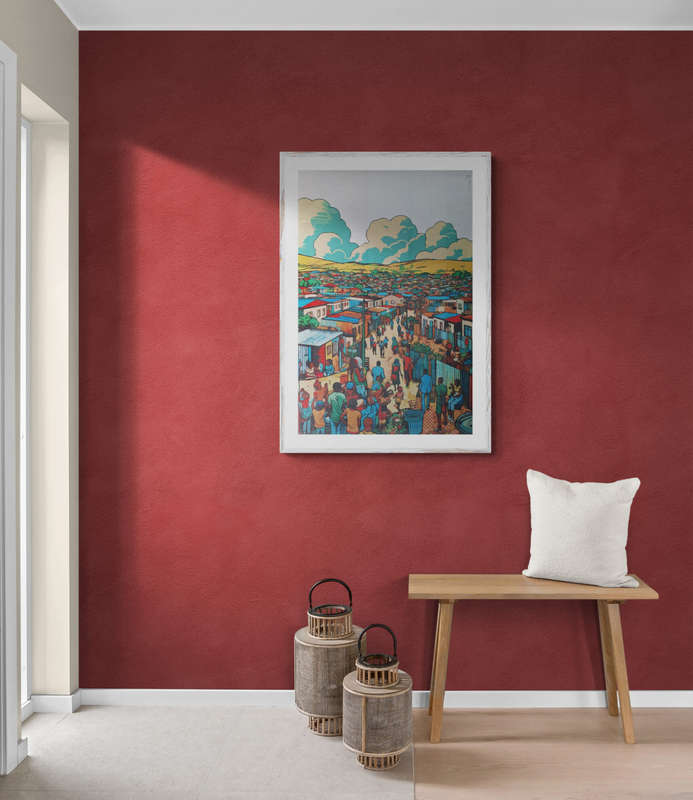 Anna Ibrahim - Soweto / 90cm x 60cm signed print marked 1/1