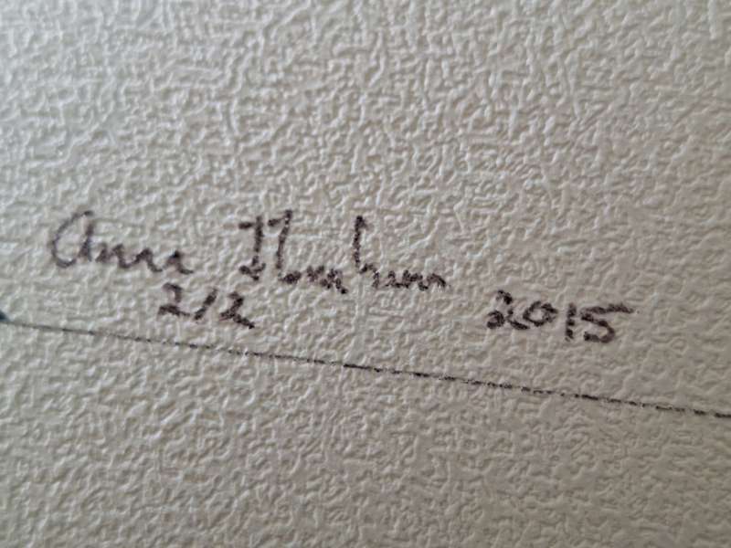 Anna Ibrahim - Home / 50cm x 50cm signed print marked 1/2