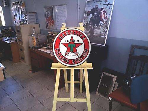 Solid Metal Texaco Sign