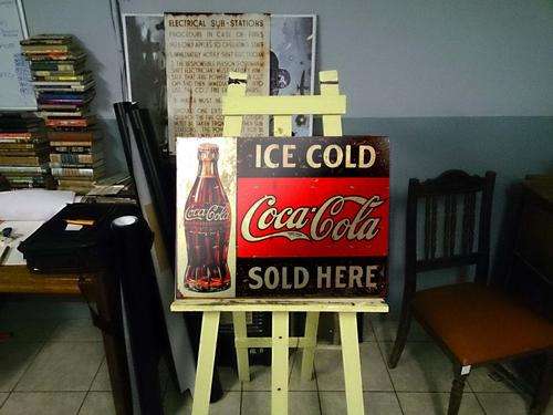 Vintage Style Coca Cola Steel Sign!!!!