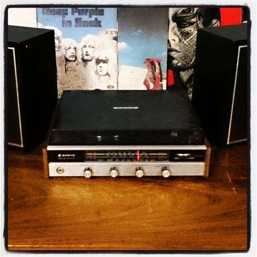 Vintage Sanyo Solid State Record Player