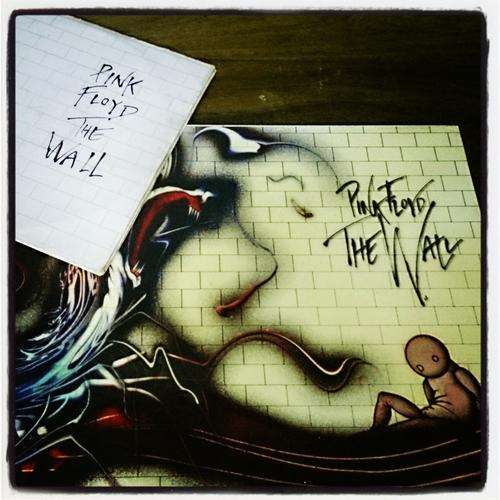 Pink Floyd - "The Wall" with Mounted Canvas Print!