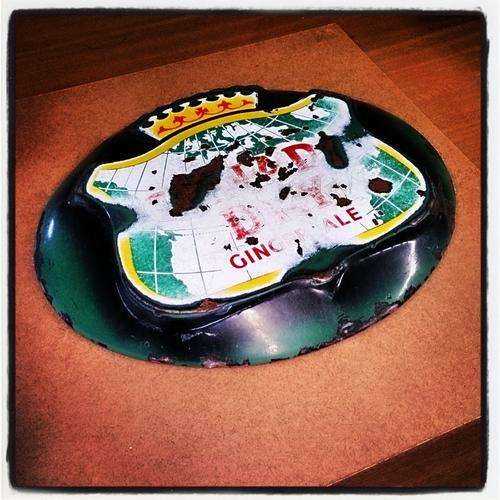 Embossed Vintage Canada Dry Enamel Sign!!!