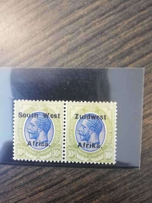 Kings Head - South West Africa - 10s Mint Pair - CAT Val zar3500.00