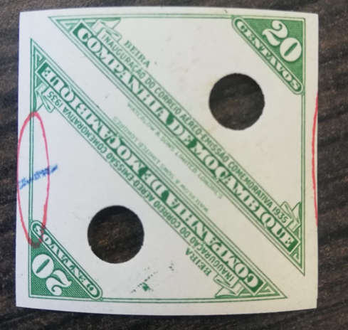 Companhia De Mocambique - Centavos 20  Proof Pair - Mint NH