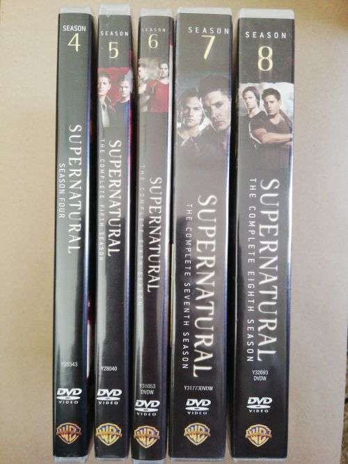 DVD Lot#2  - Super Natural Series 4-5-6-7 & 8 Complete