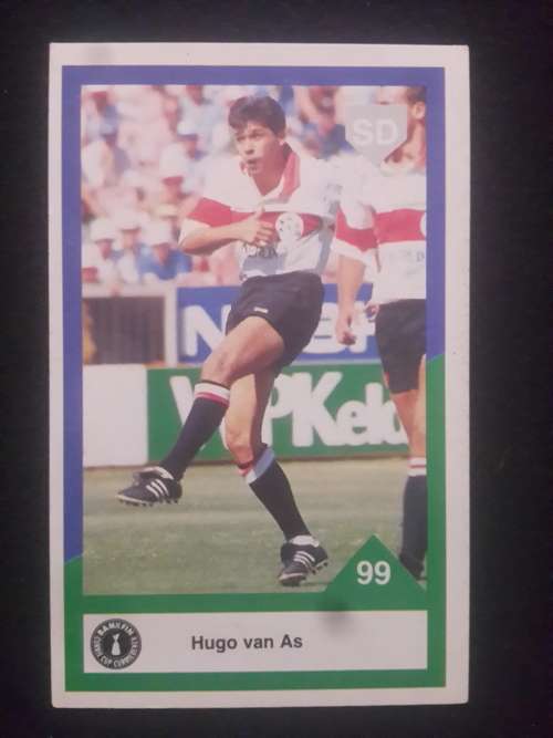 1992 Sports Deck Trading Cards # 99 Hugo van As