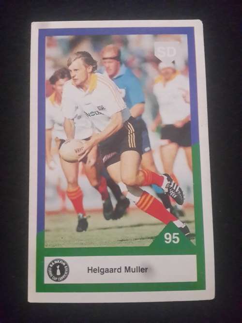 1992 Sports Deck Trading Cards # 95 Helgaard Muller