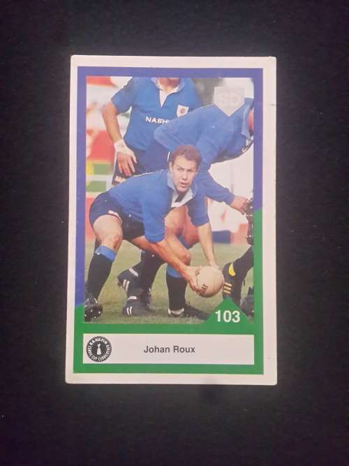 1992 Sports Deck Trading Cards # 103 Johan Roux