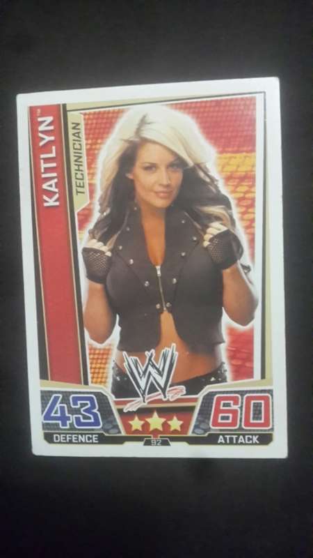 2013 Slam Attax WWE Superstars Trading Cards # 92 Kaitlyn