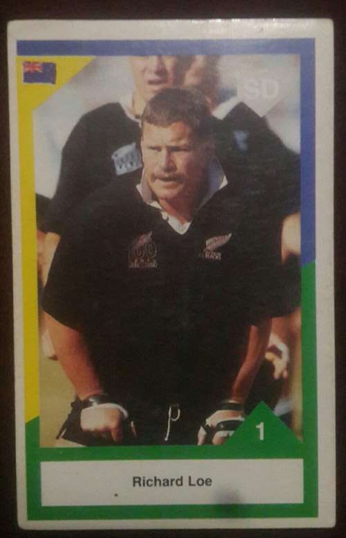 1992 Sports Deck Trading Cards NZ vs SA # 1 Richard Loe
