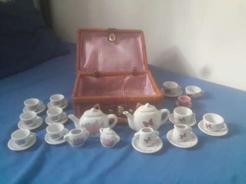 Complete Mini Porcelain Tea Set with extras