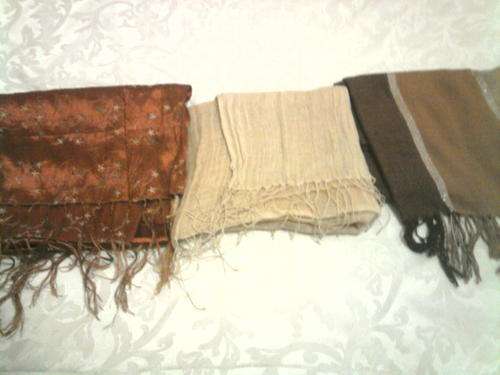 3 scarves/pashminas