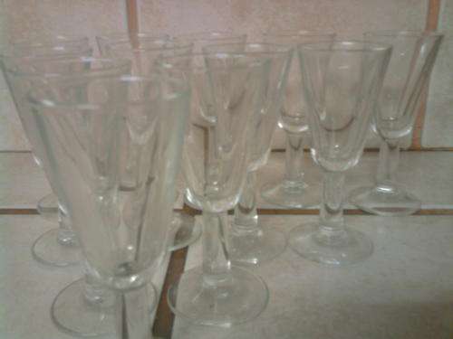 set of 12 stemmed liqueur glasses 25ml