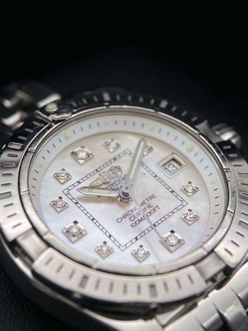 Ladies Breitling Cockpit Diamond MOP dial **Read Description**