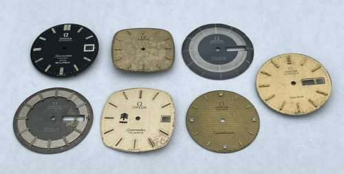 Collection of Omega dials