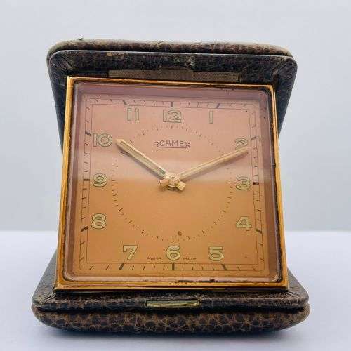 ROAMER Vintage Mechanical SWISS Made Alarm Clock