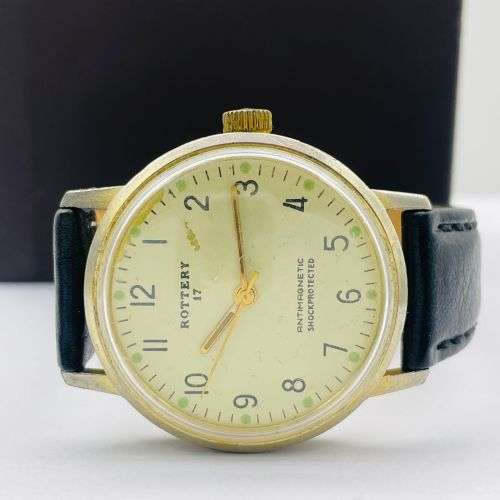 ROTARY 17 Jewels Gold Swiss Watch