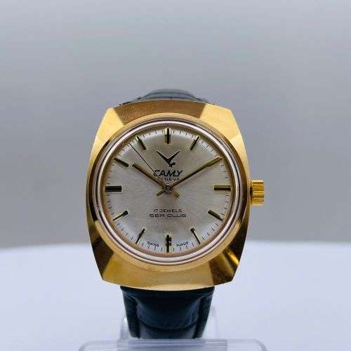 Rare CAMY Sea Club 17 Jewels Swiss Watch
