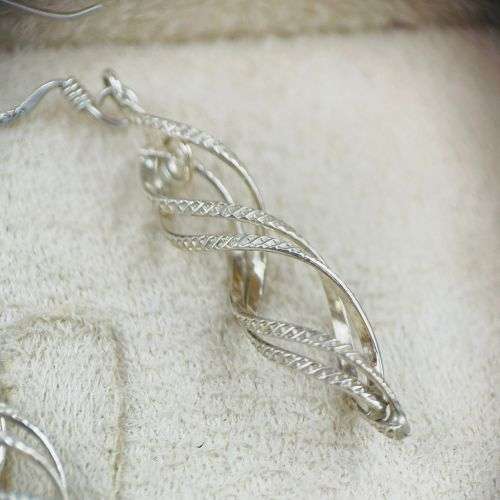 Sterling Silver Chandelier Earrings