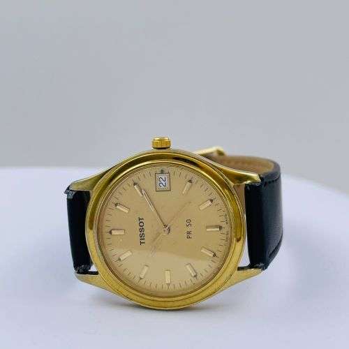 TISSOT PR50 Gold Mens Classic Watch