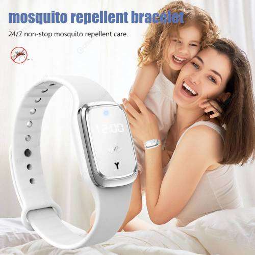 M2 Ultrasonic Mosquito Repellent Smart Bracelet Electronic Clock Rechargable