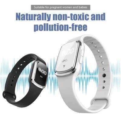 M2 Ultrasonic Mosquito Repellent Smart Bracelet Electronic Clock Rechargable