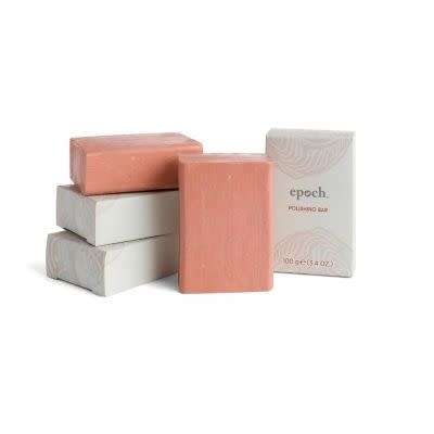 Epoch Polishing Bar Soap-free Face and Body Exfoliating Cleansing Bar