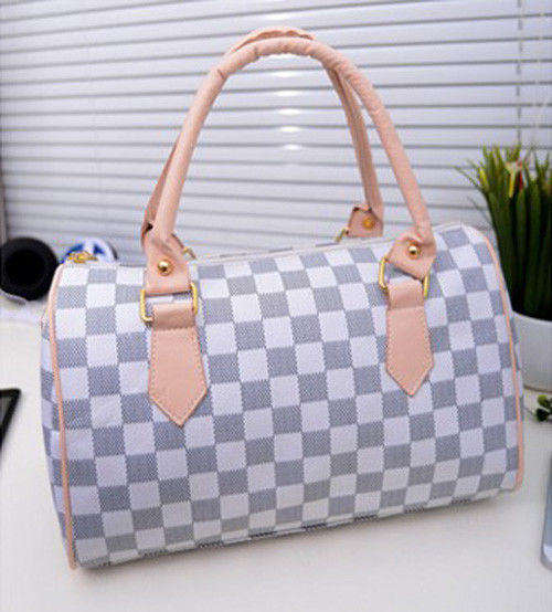 Amazing faux leather baguette print woman's handbag crossbody hobo shoulder bag