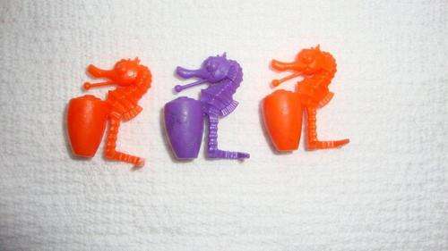 Cereal toys - tooly birds / seahorses