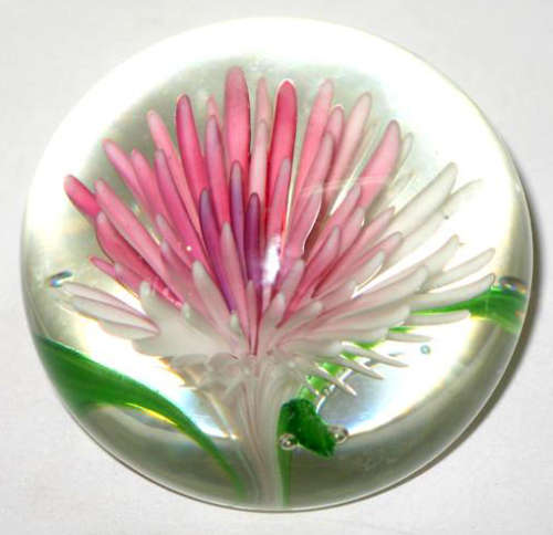 Stunning Flower Paperweight