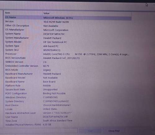 *HP* G62 i3 Laptop