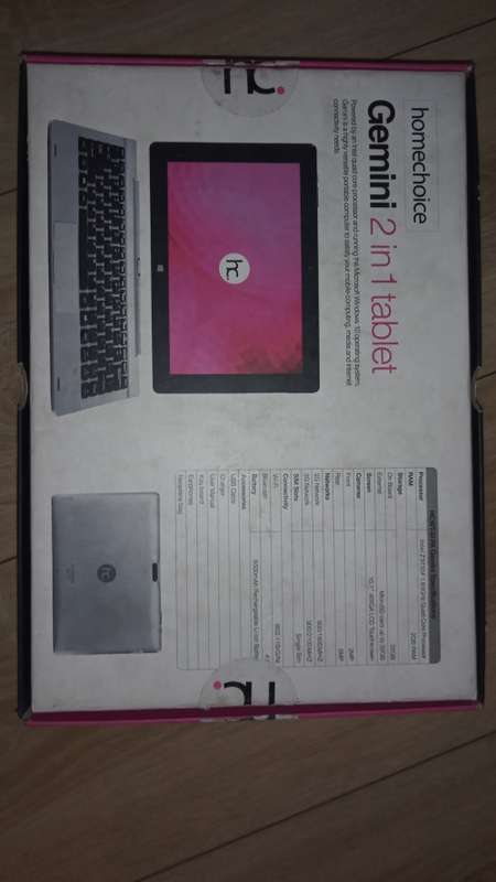 HomeChoice Gemini 2in1 laptop/tablet