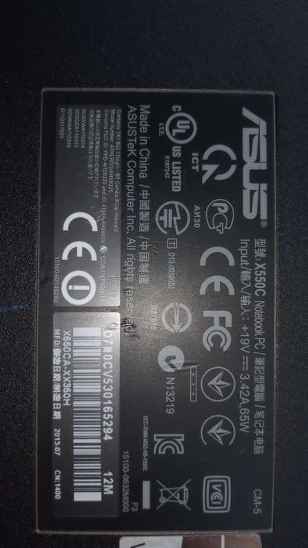 ASUS X550C i3 6Gb Ram Laptop