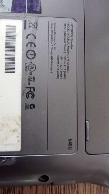 Samsung NP540U Touchscreen i5 Laptop