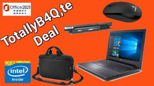 Dell Inspirion |COMBO| 8Gb Ram |Bag | Mouse | New Battery | Office 2021