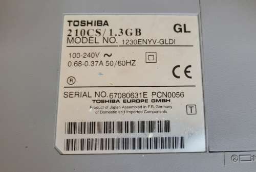 Vintage Toshiba Laptop 1995 and Extras