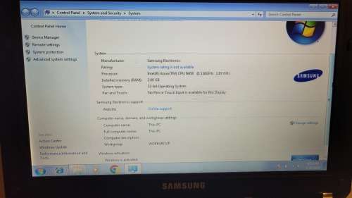 Samsung N230 Notebook Black Laptop 10.1`